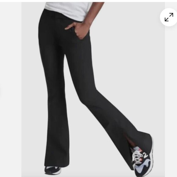 Athleta Pants - ATHLETA Stellar Flare Trouser Black Pant Size 10